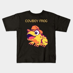 Cowboy Frog Kids T-Shirt